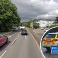 The crash happened in Churchill Way South in Salisbury, Wiltshire Police said