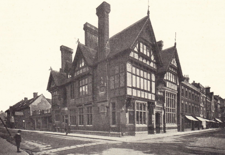 The building in the 19th century