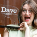 Comedian Laura Rose Treen is delighted with her award. Picture: Dave