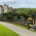 Work to install high-speed connectivity at Old Wardour Castle was a challenge... Picture: Wessex Internet