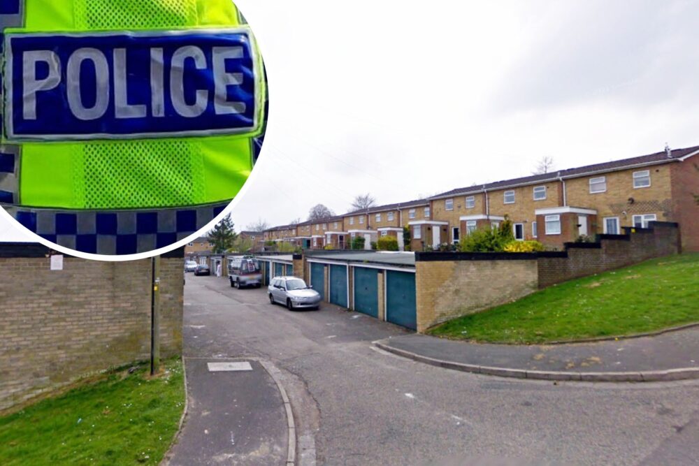 A crime scene was put in place in Gainsborough Close, Salisbury, by Wiltshire Police