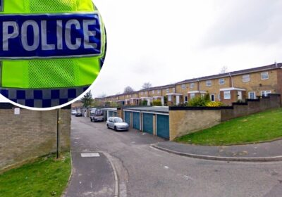 A crime scene was put in place in Gainsborough Close, Salisbury, by Wiltshire Police