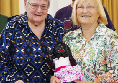 Sally's beloved doll, Mandy, was the group's 5,000th repair job