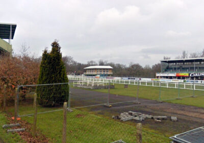 The incident unfolded after racing had finished at Salisbury. Picture: Google