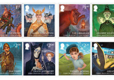 The Discworld stamps are officially released on August 10 - but can be pre-ordered