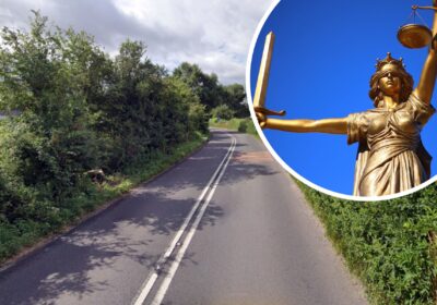 Mulenga was found asleep behind the wheel in patchy fog on the A338. Picture: Google
