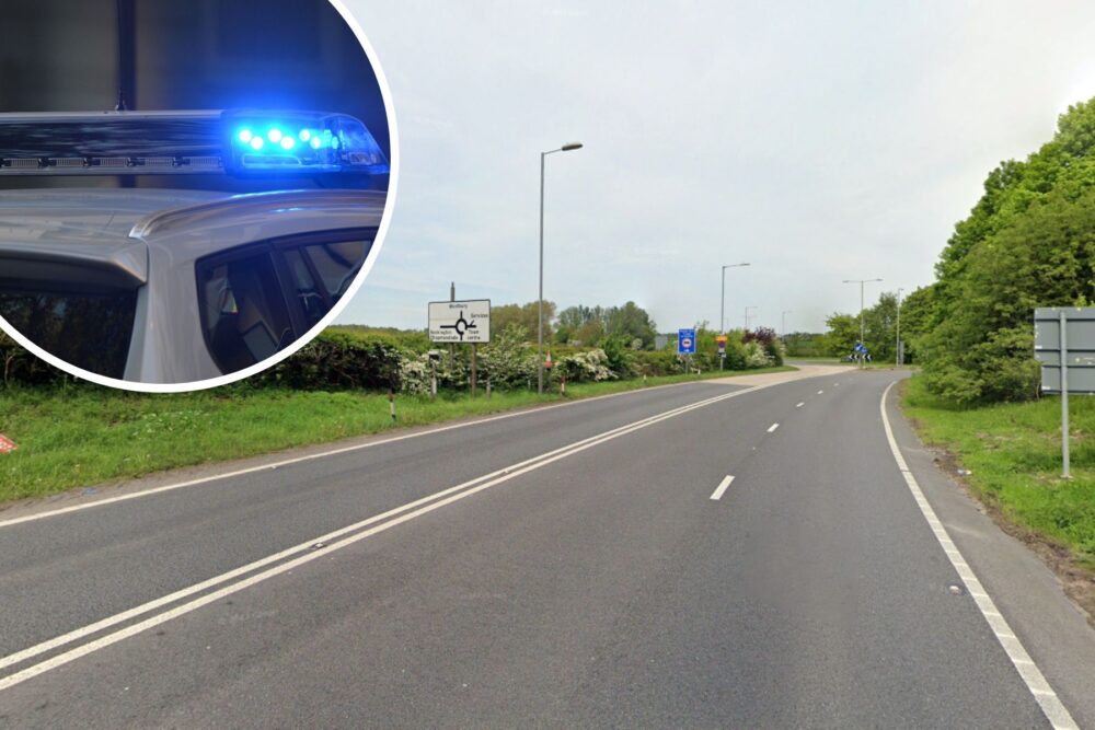 The A36 pursuit ended at Salisbury, Wiltshire Police said