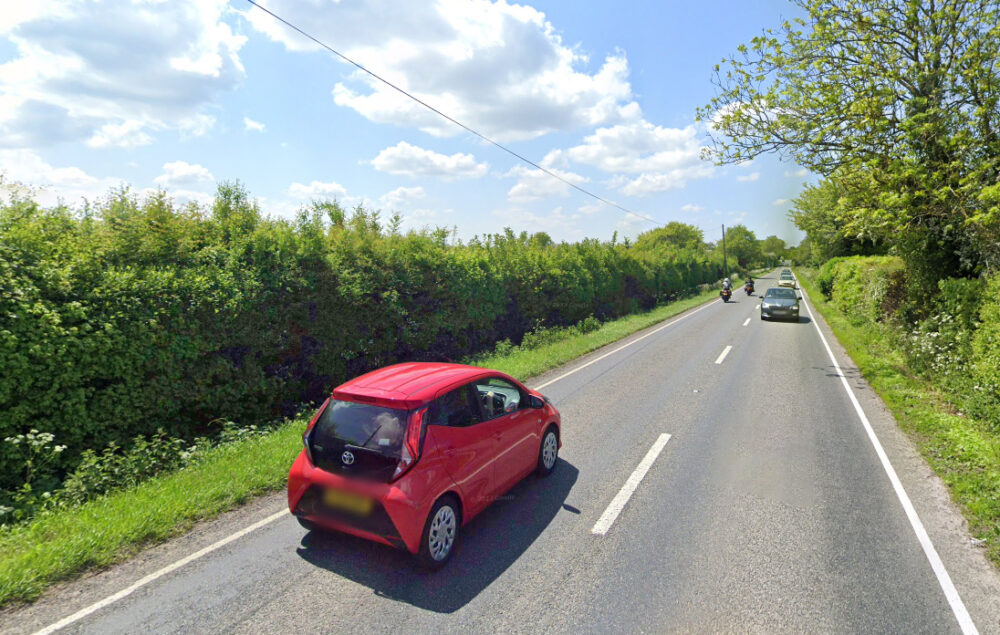 The incident happened on the A361 at Rode, near Frome. Picture: Google