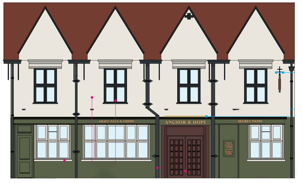 How the pub could soon look. Picture: Lakeside Signs/Stonegate Group/Wiltshire Council