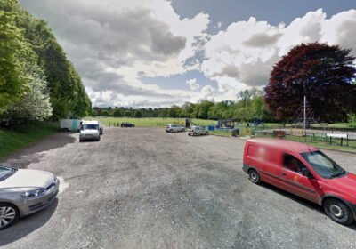The unauthorised encampment was at Bonnymead Park, Amesbury. Picture: Google