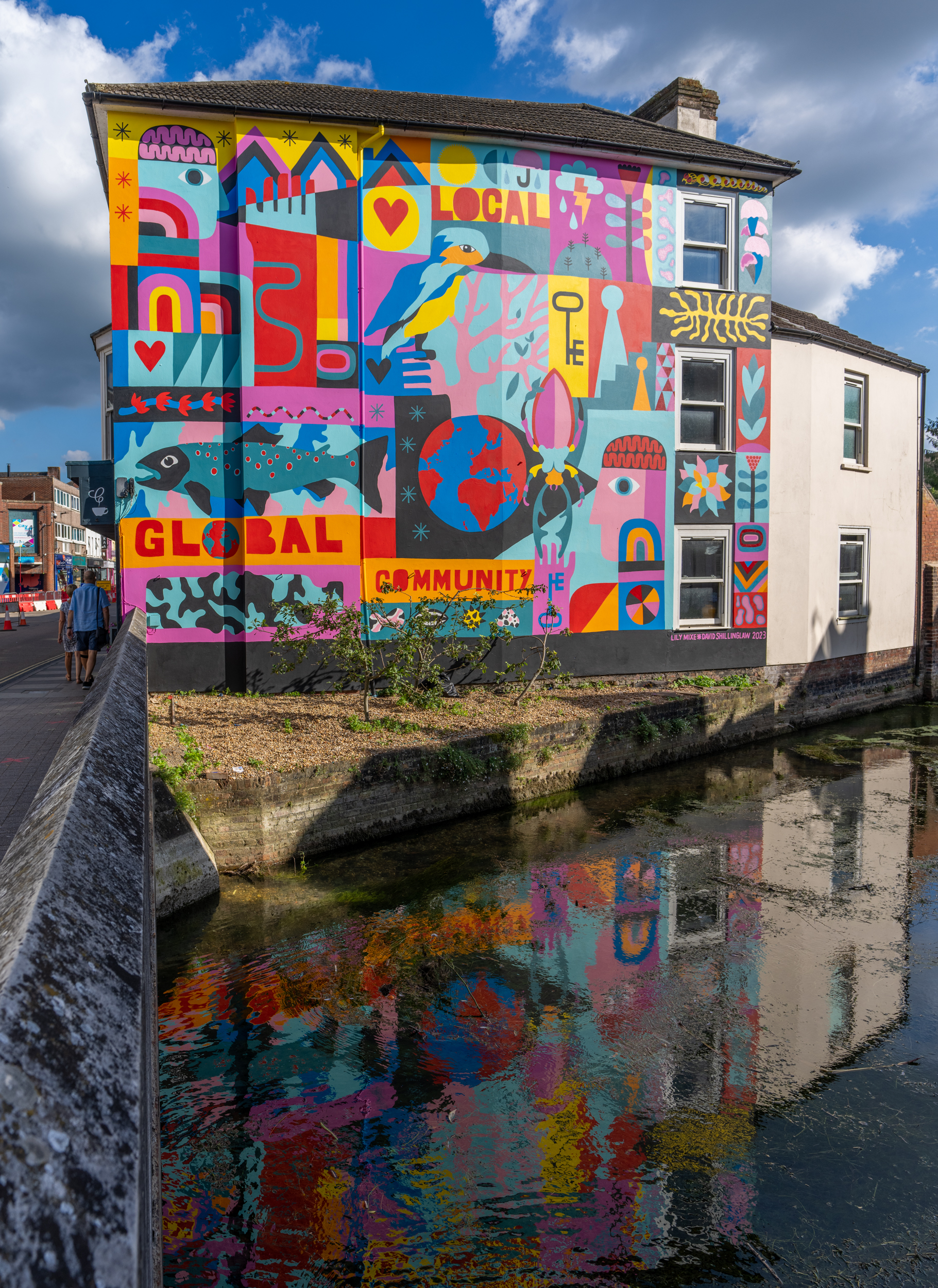 The Fisherton Street mural. Pictures: Adrian Harris Photography