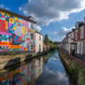 The mural has bathed Fisherton Street, Salisbury, in colour. Picture: Adrian Harris Photography