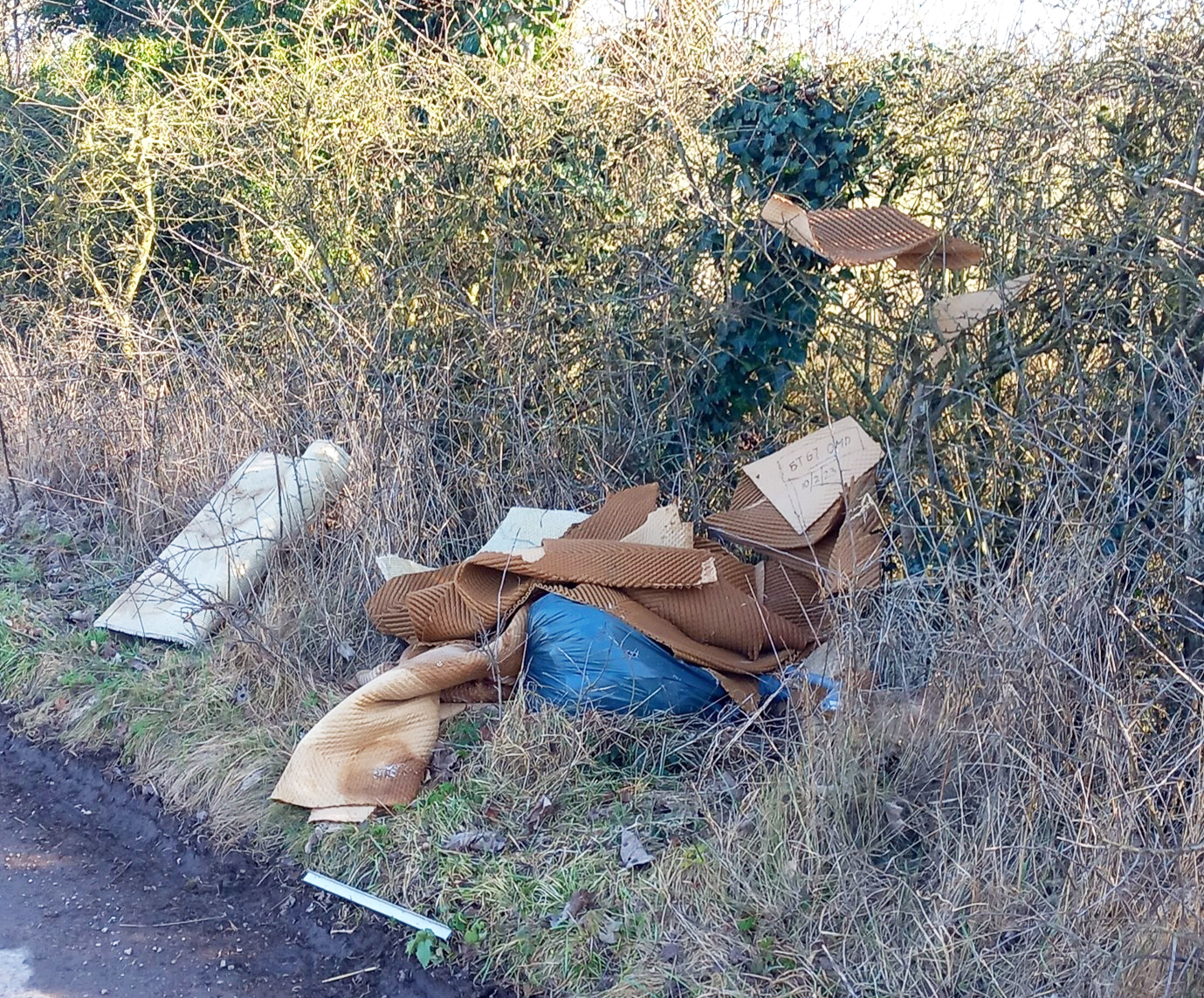 Fly-tipping in Durrington. Picture: Wiltshire Council