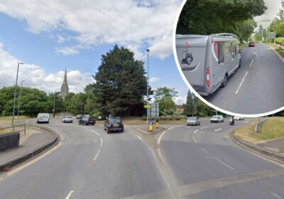 Changes are proposed to the Hernham Gyratory and at the Exeter Street roundabout. Pictures: Google