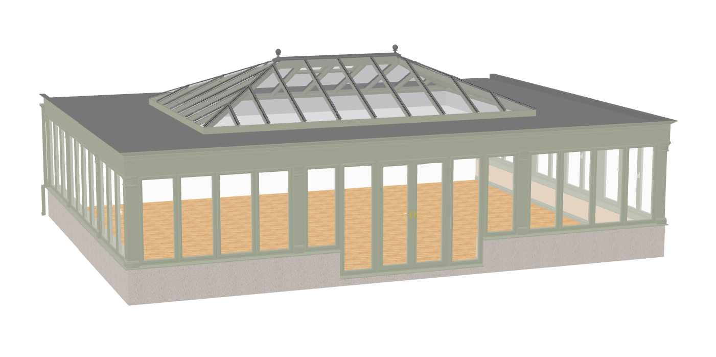 Howards House Teffont House Hotel Teffont Evias orangery plans CGI CL Planning Wiltshire Council