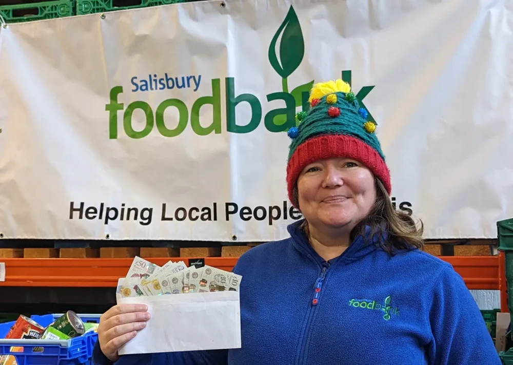Maria Stevenson, from Salisbury Foodbank