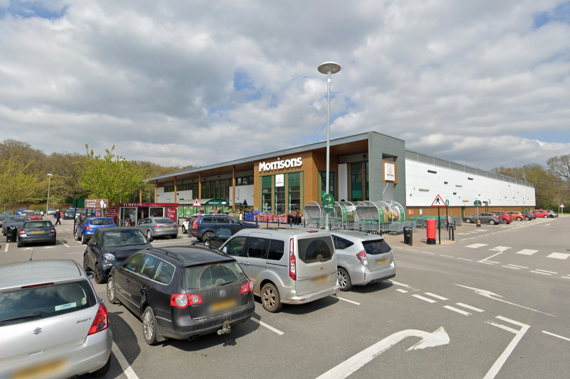 The incident unfolded at Morrisons in Verwood. Picture: Google