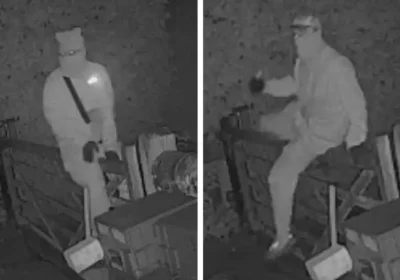 Wiltshire Police are keen to trace these people in connection with the burglaries around Salisbury. Pictures: Wiltshire Police