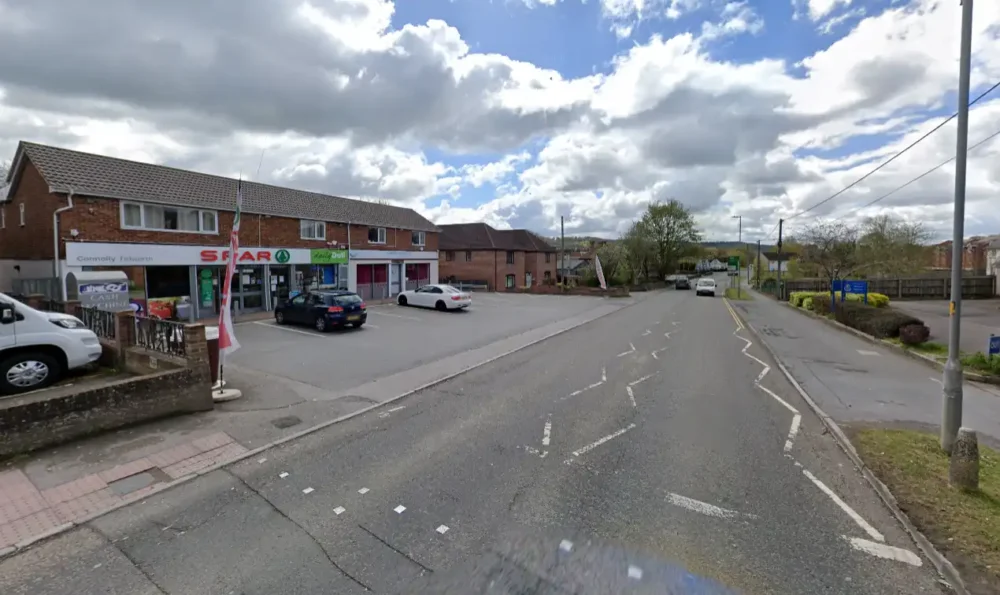 The pair were heading to Spar, in Pennings Road, Tidworth when they were shot at. Picture: Google
