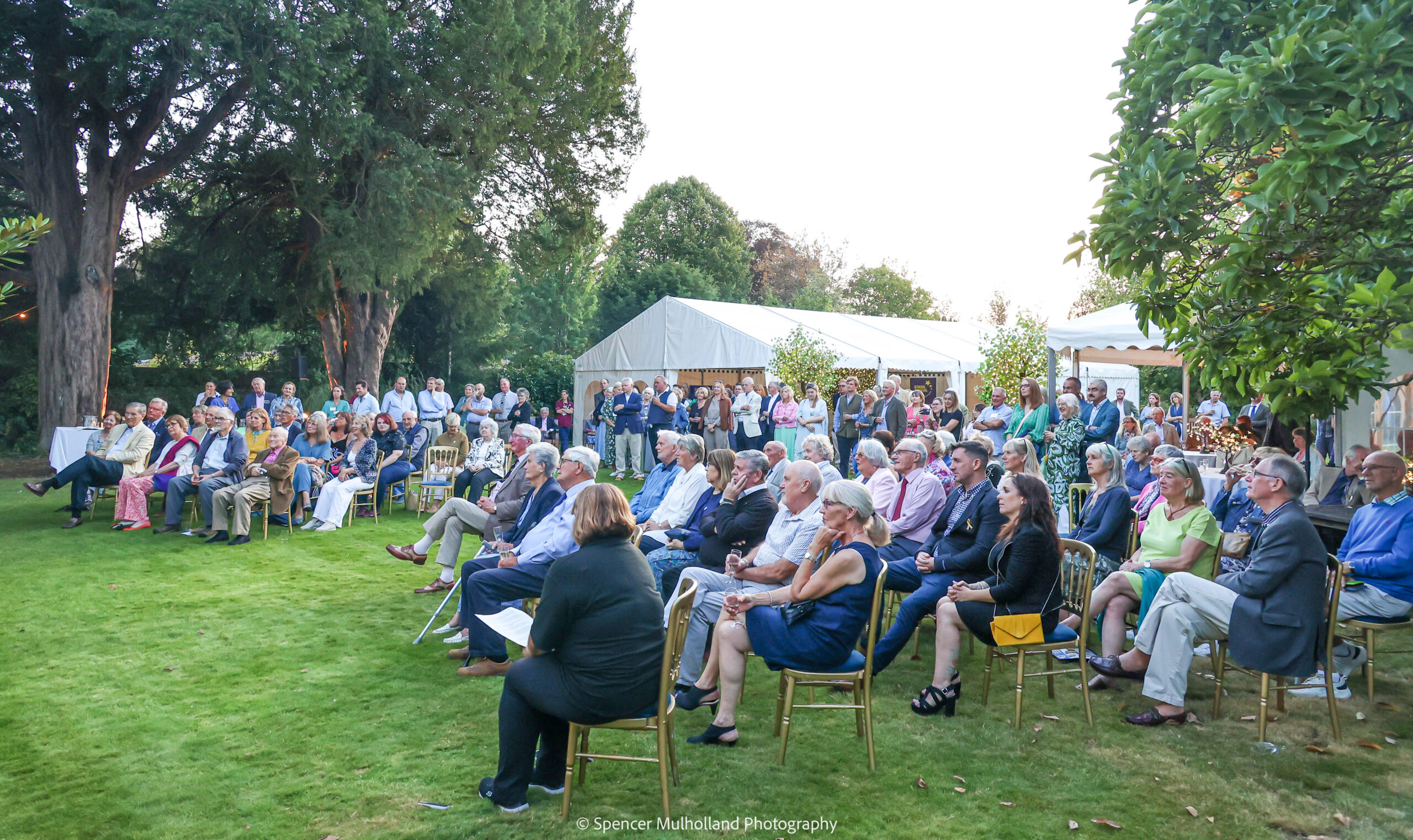 Some 150 people attended the fundraiser at Arundells, Salisbury. Pictures: Spencer Mulholland