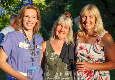 Dr Tracey Parker with guests at the Salisbury Stars Appeal fundraiser at Arundells. Pictures: Spencer Mulholland