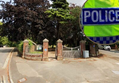The incident occurred at a play area in Victoria Park, Salisbury, on Monday, October 23
