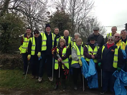 Wiltshire Council provides materials to groups collecting litter. Picture: Wiltshire Council
