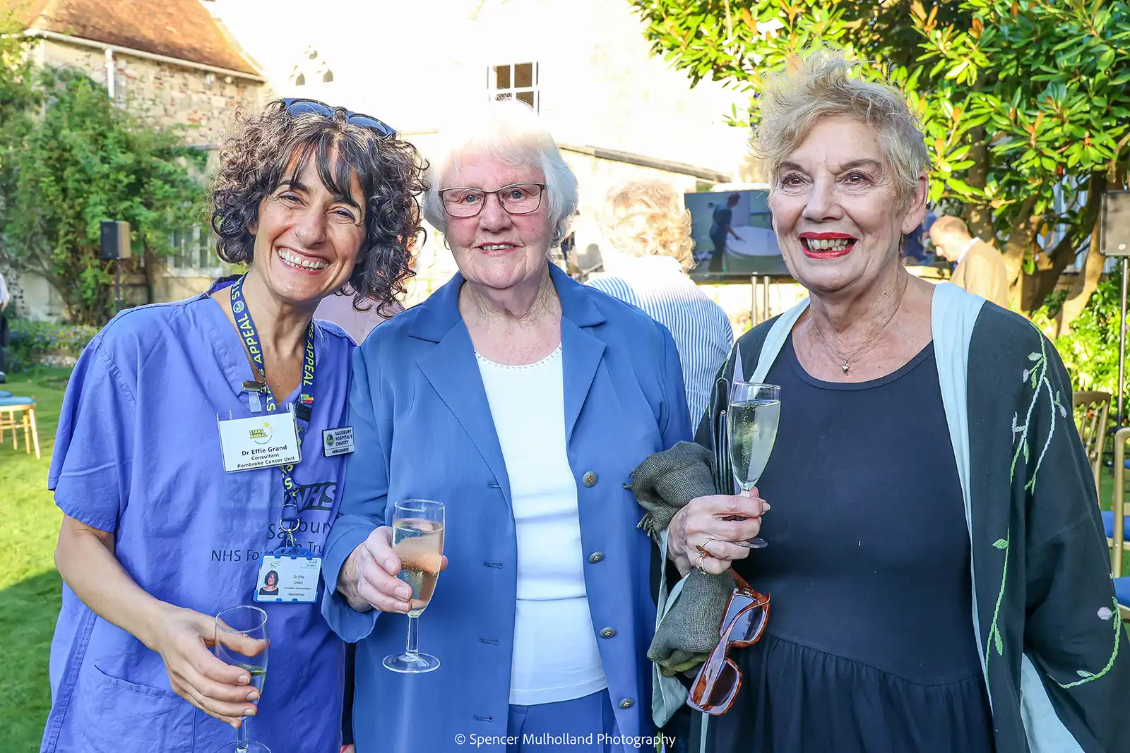 Dr Effie Grand with guests. Pictures: Spencer Mulholland