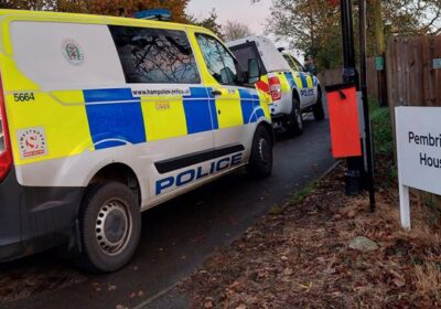 Police raided a property at Pembridge House in Fordingbridge. Picture: Hampshire Police