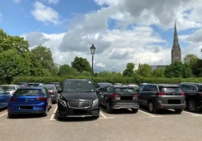 The car park is on former tennis courts near Salisbury Cathedral. Picture: Oakley/Wiltshire Council