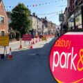 People are being urged to use the Salisbury park and ride as roadworks continues, including in Fisherton Street, main picture