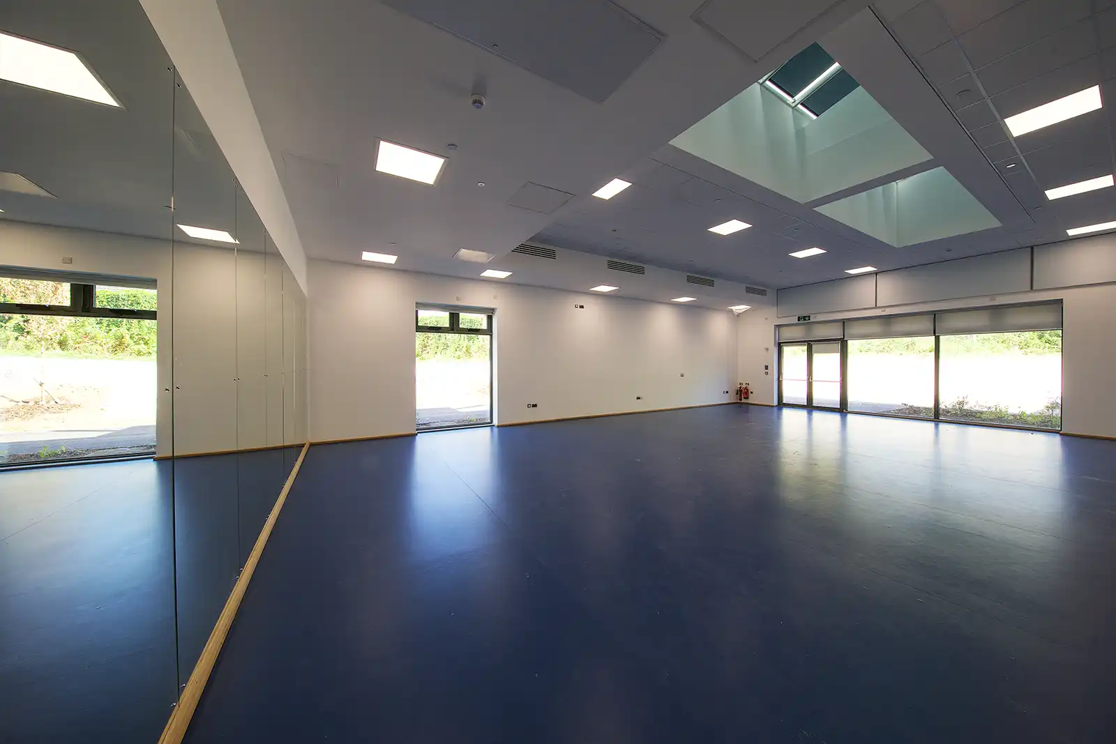 The new dance studio at Stonehenge School, Amesbury