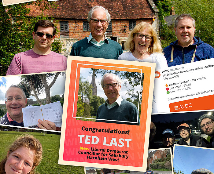 Liberal Democrat Ted Last is the new Salisbury City Councillor for Harnham West
