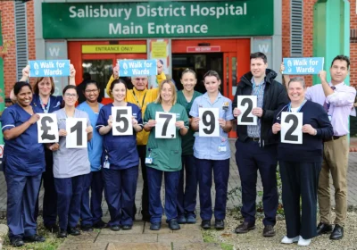 The total is a record - and will support projects at Salisbury Hospital. Picture: Stars Appeal