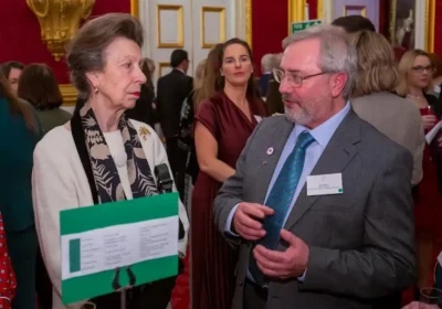 The Princess Royal presented the award at St James Palace in London