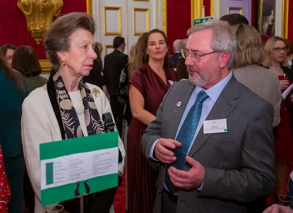 The Princess Royal presented the award at St James Palace in London