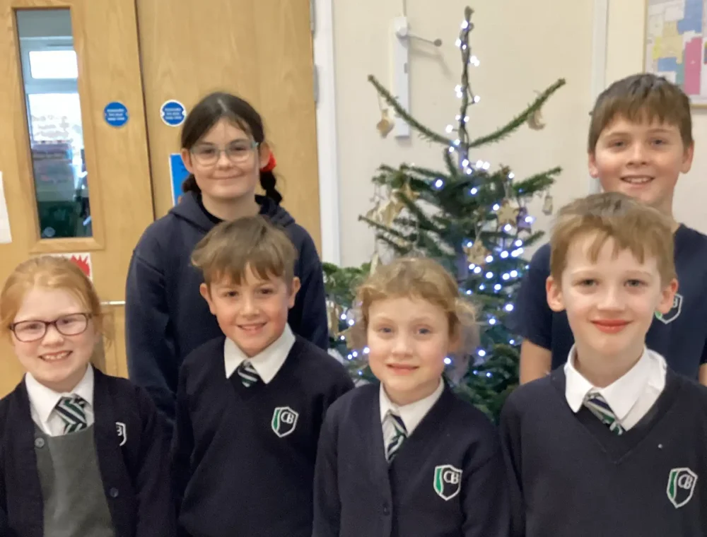 Pupils at Coombe Bissett CofE Primary School