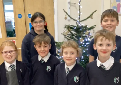 Pupils at Coombe Bissett CofE Primary School
