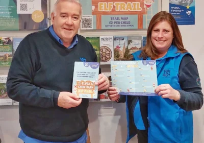 Elf trail sheets are available at Salisbury Information Centre