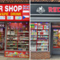 The Red Power Shop, in Minister Street, Salisbury, before and after. Pictures: Wiltshire Council
