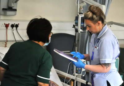 Work by staff at Salisbury hospital has seen the number of falls drop