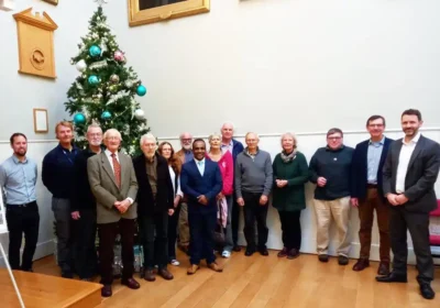 Members of the Salisbury Wildlife Group with mayor, Cllr Atiqul Hoque