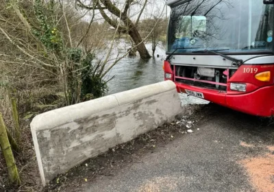 The bridge, in Ford Lane, Laverstock, was damaged earlier this month