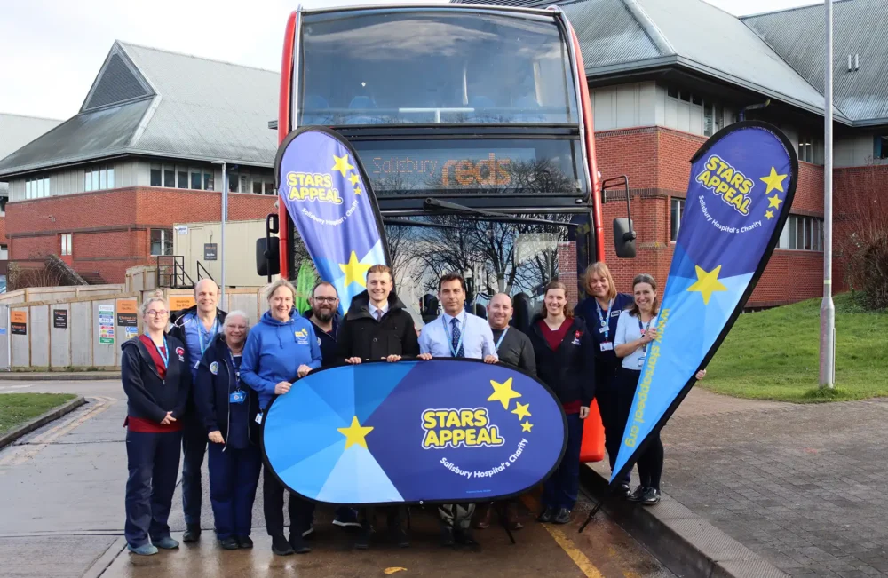 Salisbury Reds bus firm backing Stars Appeal for 2024 and 2025