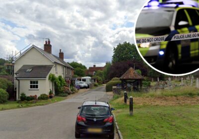 The man, in his 50s, died at an address in Thorne Close, Coombe Bissett. Picture: Google