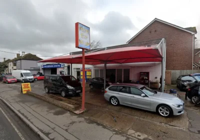 The hand car wash at Crown Garage, Ludgershall, wants to open on Sundays. Picture: Google