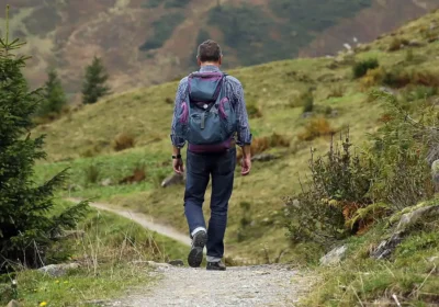 Hiking is among the activities on offer to people on the wellbeing course