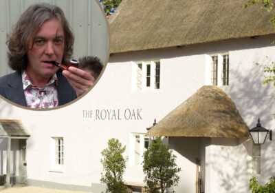 James May, inset, owns a half stake in The Royal Oak, Swallowcliffe. Picture: Ignitedfirestarter (James May)