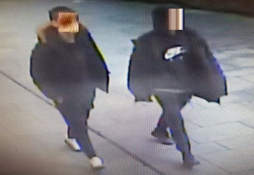 Police are keen to trace these people after an incident at the Old George Mall car park. Picture: Wiltshire Police