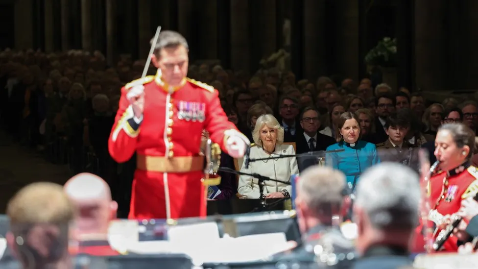 The Queen attended a concert at Salisbury Cathedral. Picture: PA